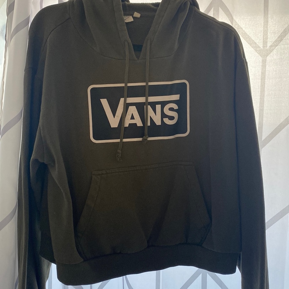 Army green Vans sweatshirt
